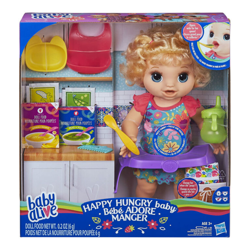صورة BA HAPPY HUNGRY BABY BLD CRL HAIR