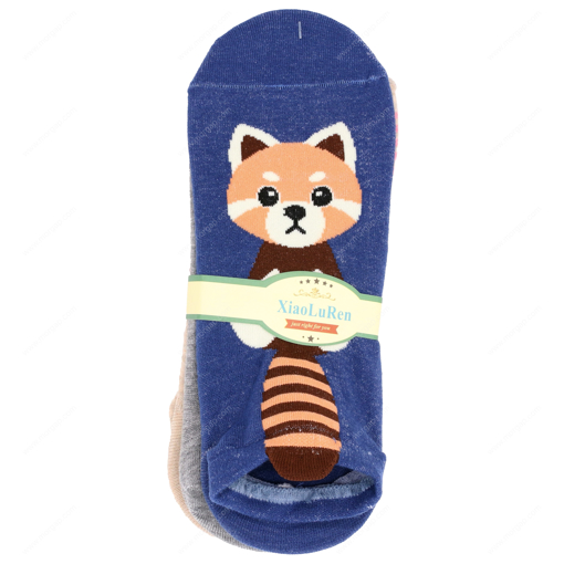 Picture of Woman Socks Panda Free Size 3 Pair