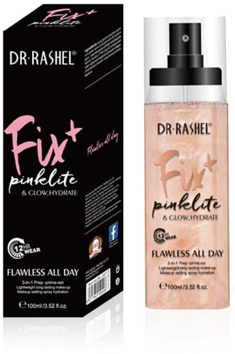 Picture of Dr. Rashel Fix Pinklite & Glow,Hydrate Mist Makeup Flawless All Day 100ml
