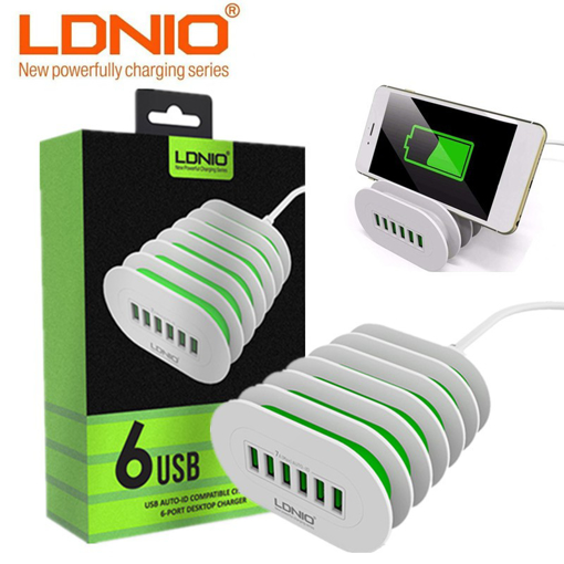 صورة Ldnio 6 USB Desktop Charger