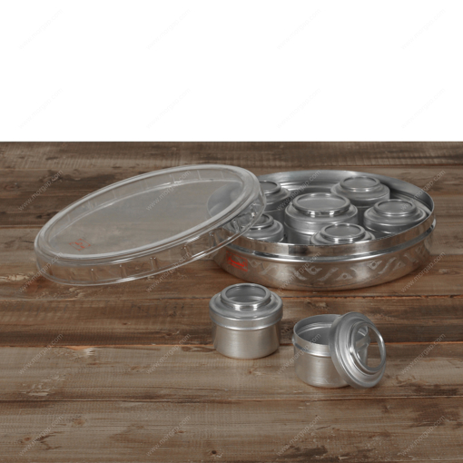 Picture of SPICES CONTAINER SET  W/ACROLIC COVER 8 pcs