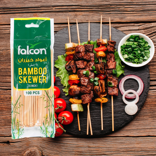 Picture of  buy 1 get 1    Bamboo Skewers 6 Inch 100 Pcs