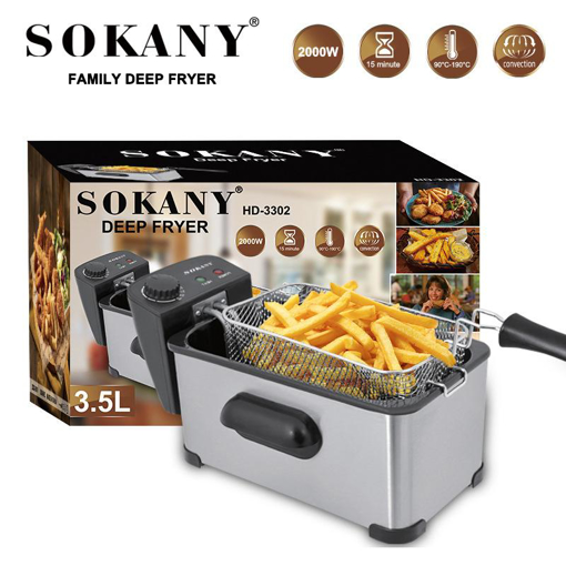 Picture of potato frying machine