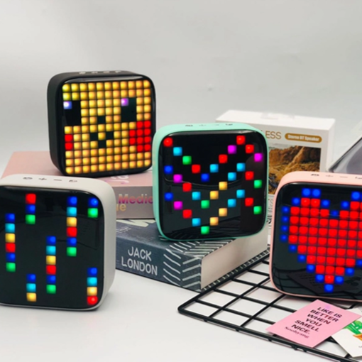 Picture of Pixel Art Portable Bluetooth Speaker