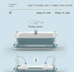 صورة Foldable Portable Bathtub 54x24x20 inch