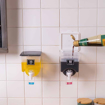 صورة Plastic Kitchen Wall-mounted Oil and Vinegar Dispenser Jar Container
