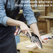 صورة Mini 4 Inch handheld Electric Power Cordless Chainsaw For Trees Branch Wood Cutting