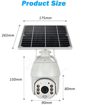 Picture of smart security monitor speed dome camera (sensor size: 4G version)