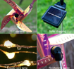 صورة Lights Solar Powered Wind Spinner Outdoor Windmill Lamps 2 Pieces