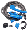 صورة Handheld Portable Shower Kit Set Pump 12V & waterproof bag